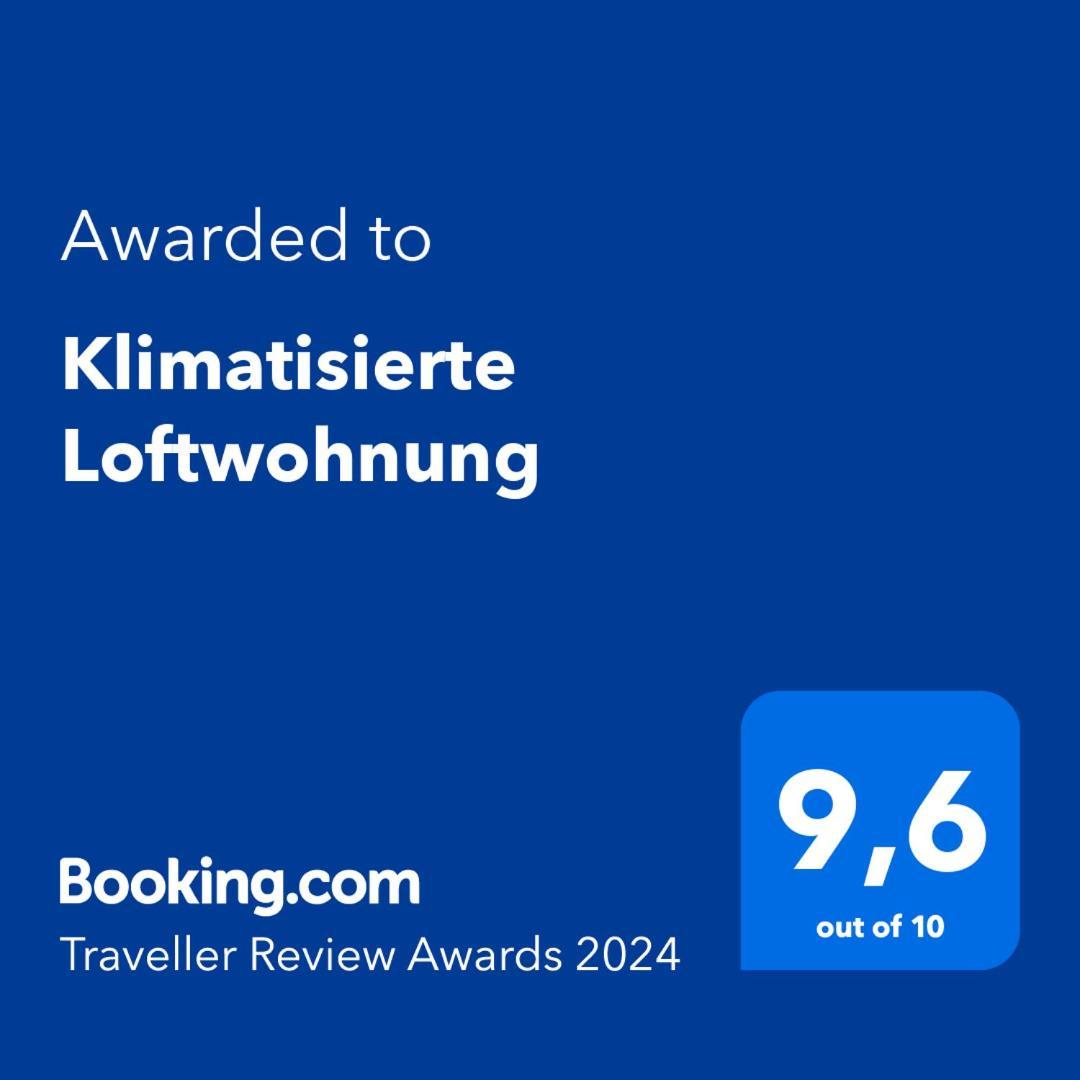 Klimatisierte Loftwohnung Filderstadt Bagian luar foto